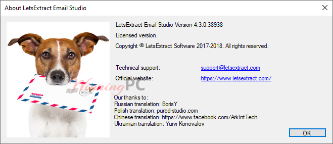 LetsExtract Email Studio License Info Letsextract Email Studio License Info