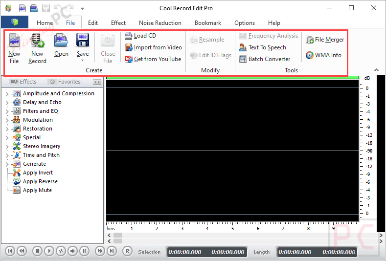 cool record edit pro file
