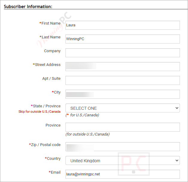 subscriber information animation magazine