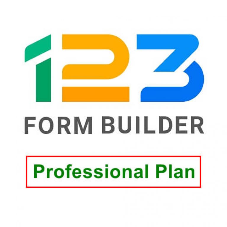 123FormBuilder Professional Plan