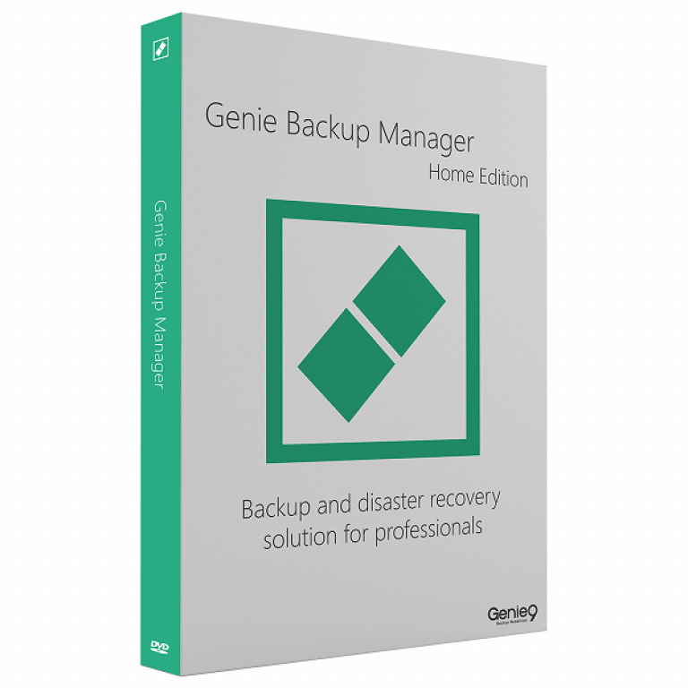 Genie Backup Manager Home