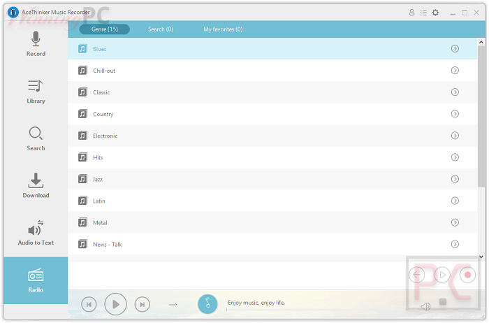 Acethinker Music Recorder Radio Acethinker Music Recorder Radio
