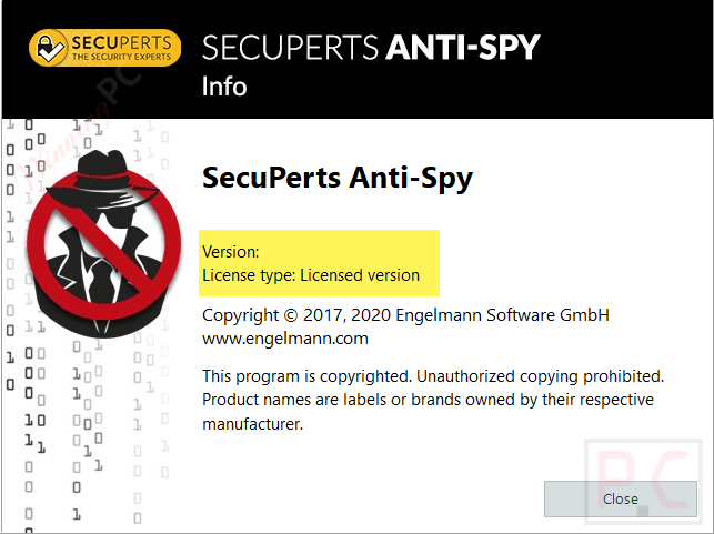 about secuperts anti spy about secuperts anti spy