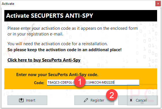 secuperts anti spy registration secuperts anti spy registration