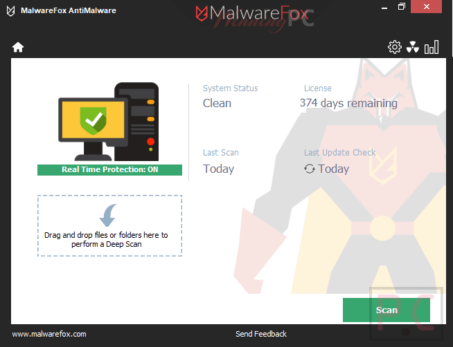 deep scan malwarefox premium (windows)