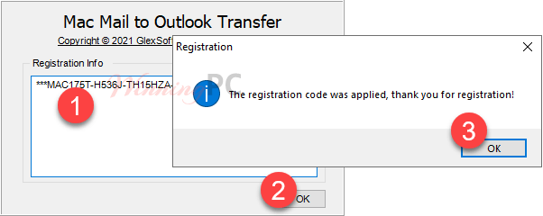 mac mail to outlook transfer activation