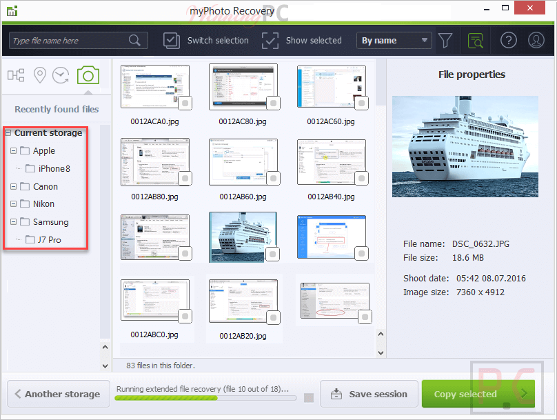 Support Devices myPhoto Recovery support devices myphoto recovery