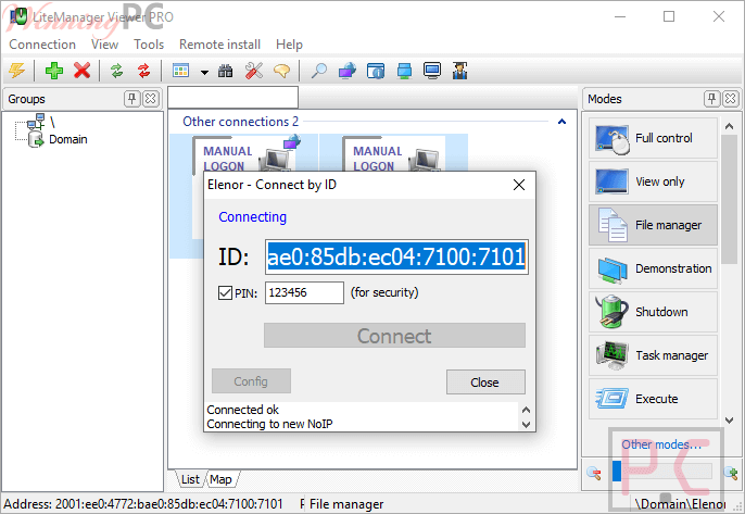 Connect by ID LiteManager connect by id litemanager