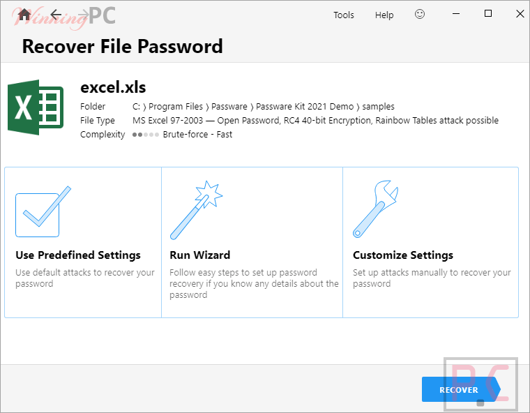 Excel File Passware Kit Standard excel file passware kit standard