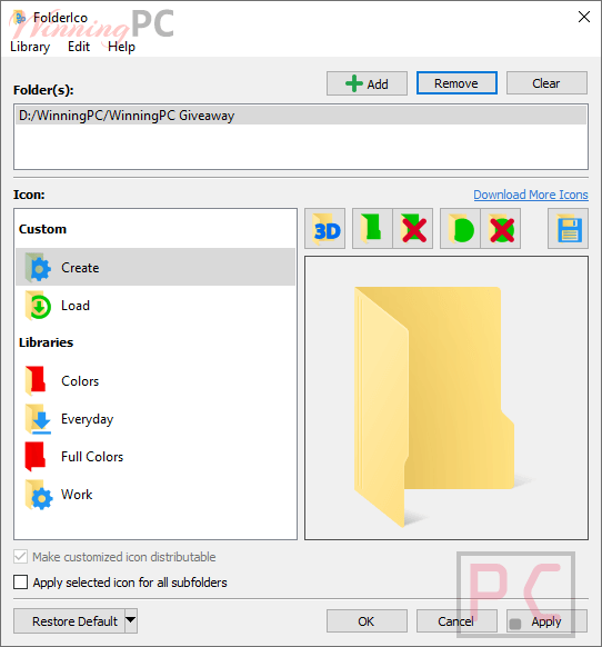 folderico screenshot