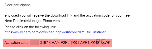 Nero DuplicateManager Photo Activation Code nero duplicatemanager photo activation code