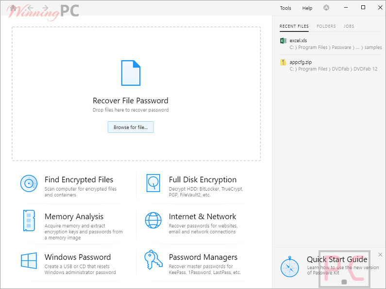 Passware Kit Business Screenshot passware kit business screenshot