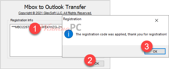 Paste License Key Mbox to Outlook Transfer paste license key mbox to outlook transfer