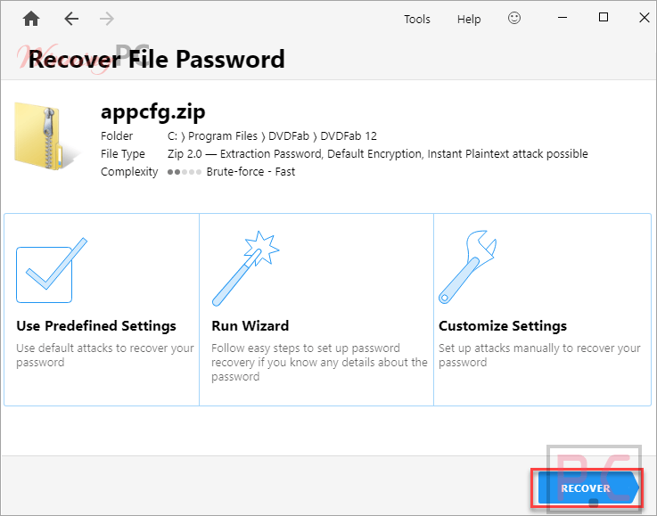 Recover FileMaker Key Passware FileMaker Key