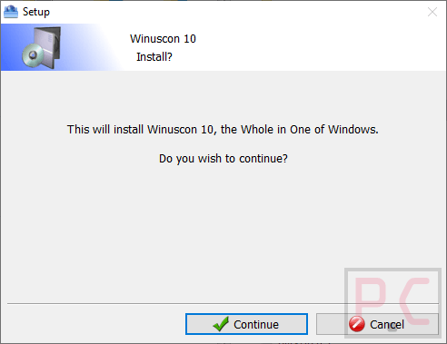 winuscon installation