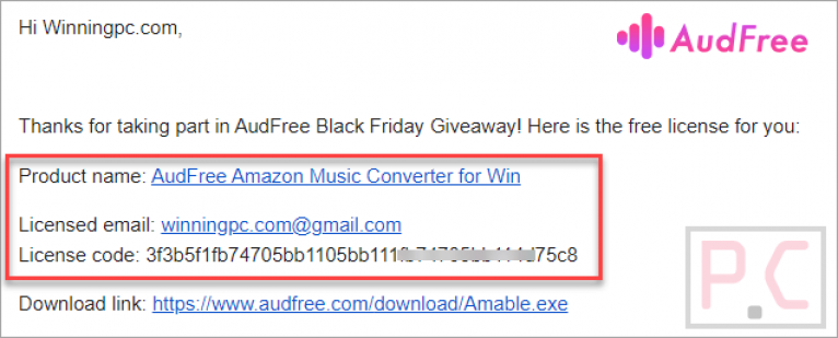 AudFree Amazon Music Converter 55% Coupon Code 2026