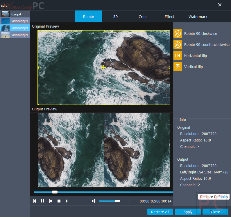 edit aiseesoft m2ts converter