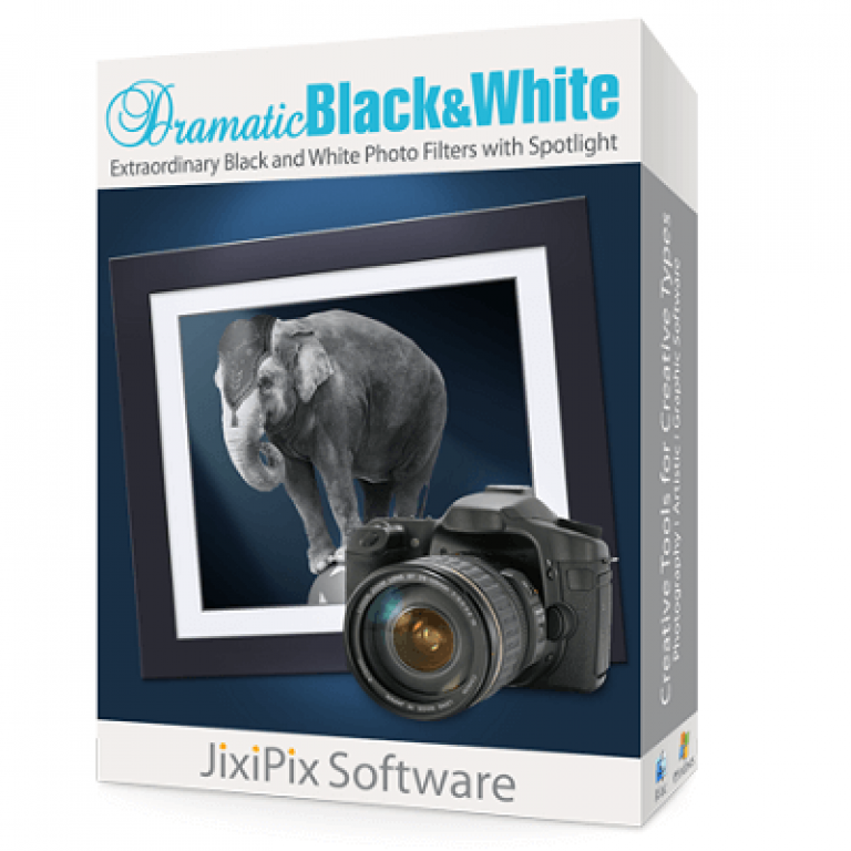 JixiPix Dramatic Black & White