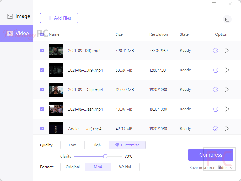 add video hitpaw compressor
