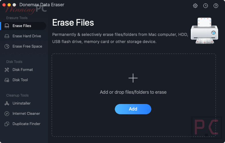 donemax data eraser for mac screenshot