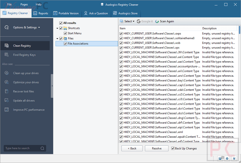 registry cleaner auslogics registry cleaner pro