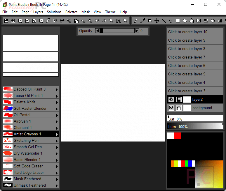 pixarra paint studio giveaway screenshot Pixarra Paint Studio giveaway screenshot