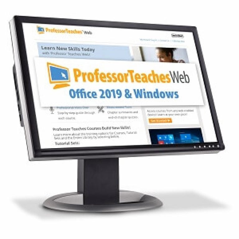 Professor Teaches Web – Office 2019 & Windows 10