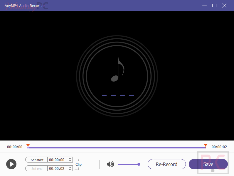 edit anymp4 audio recorder