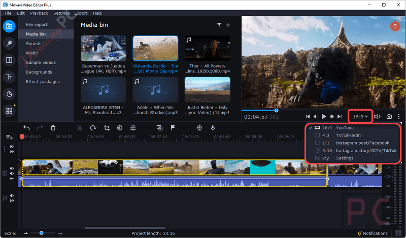 aspect ratio movavi video editor plus aspect ratio movavi video editor plus