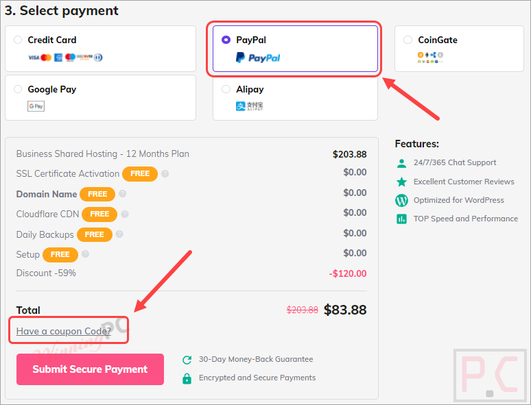 hostinger select payment and coupon hostinger select payment and coupon