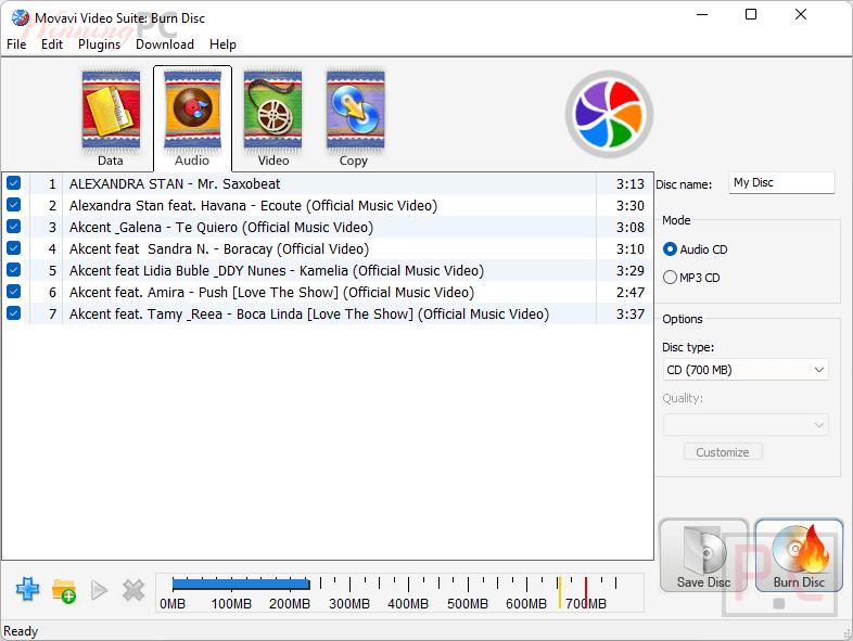 burn disc movavi video suite burn disc movavi video suite