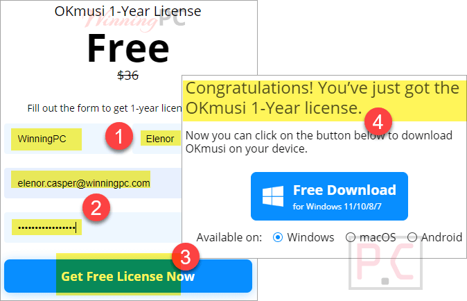 Get OKmusi MP3 Downloader Pro License