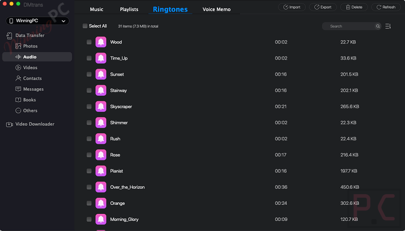 dmtrans for mac manage ringtones dmtrans for mac manage ringtones