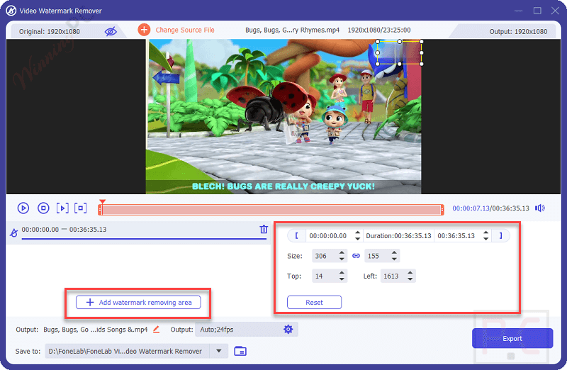 video watermark remover fonelab video converter ultimate video watermark remover fonelab video converter ultimate