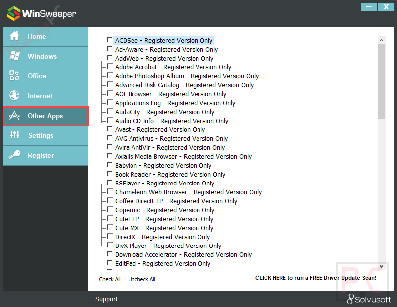 solvusoft winsweeper other apps solvusoft winsweeper other apps