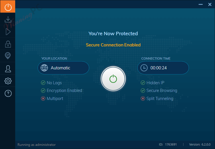 ivacy vpn connected