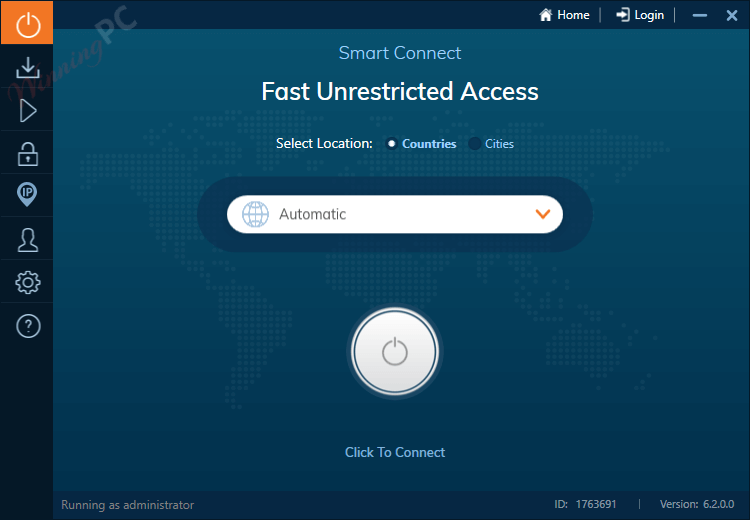 Ivacy VPN Screenshot