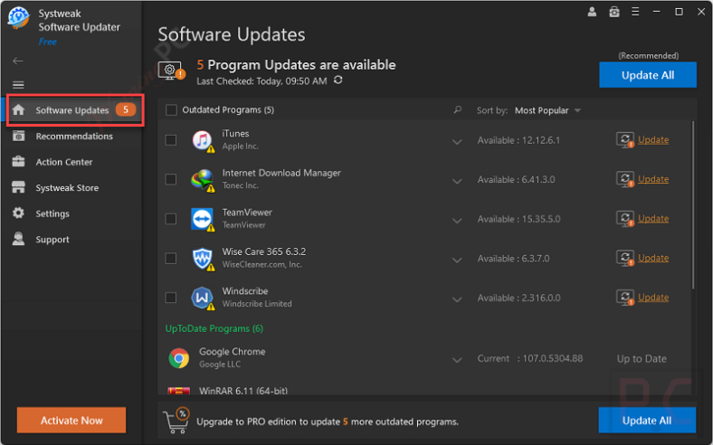 Systweak Software Updater 86% Off Coupon Code 2026