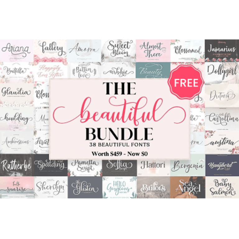 The Beautiful Font Bundle