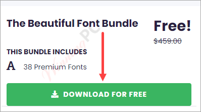the beautiful font bundle giveaway page The Beautiful Font Bundle Giveaway Page