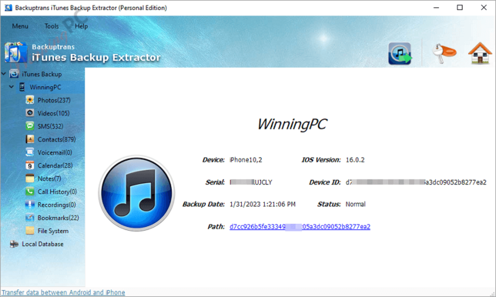 Backuptrans iTunes Backup Extractor 41% Off Coupon Code