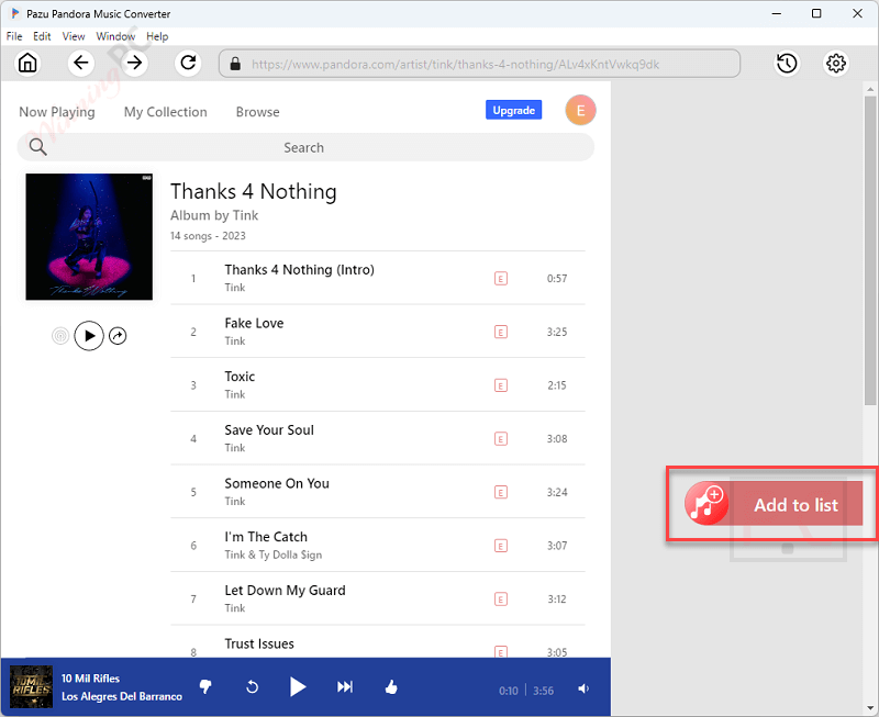 add to list pazu pandora music converter add to list pazu pandora music converter