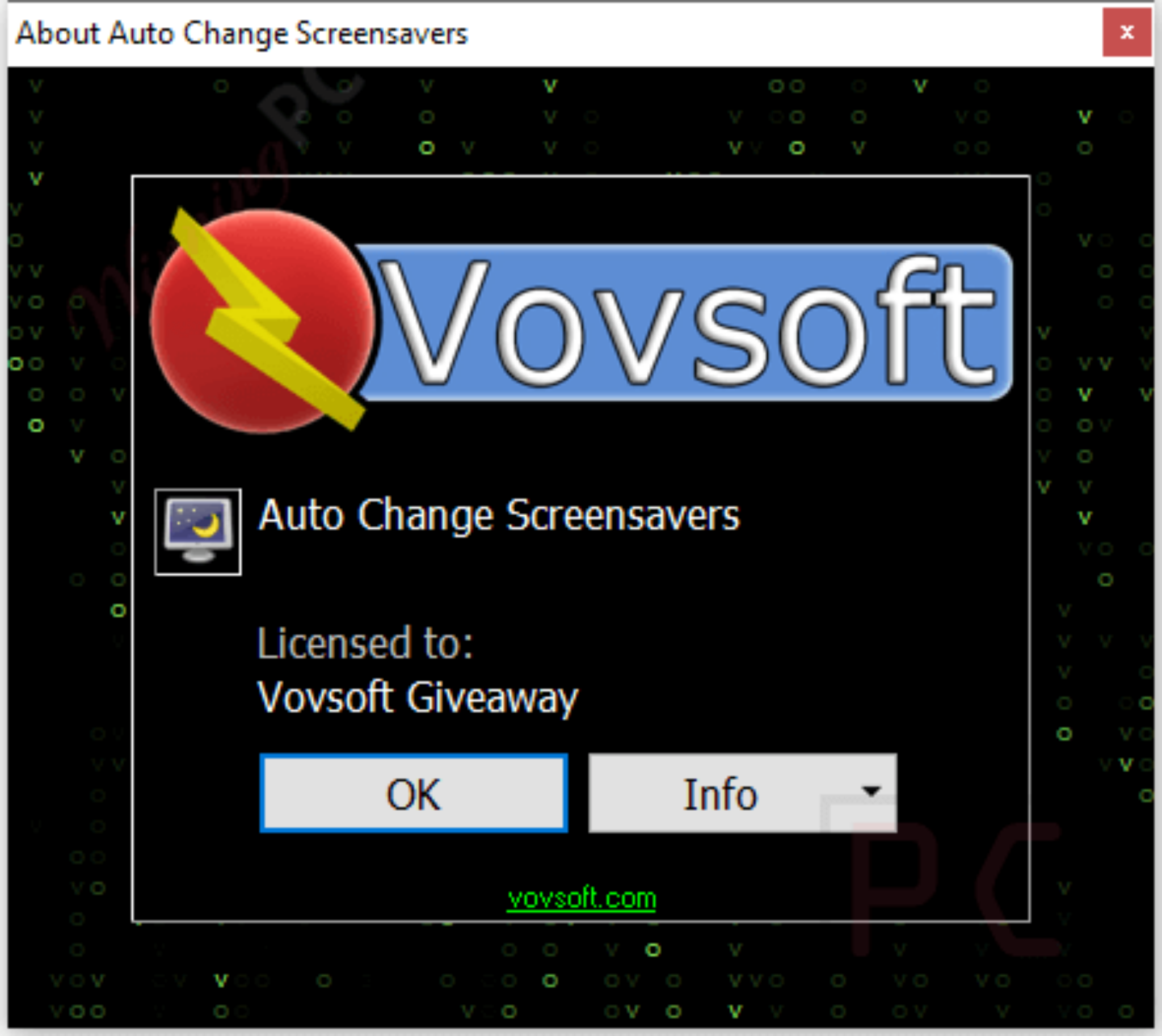 Vovsoft Auto Change Screensavers License Key Free 2026