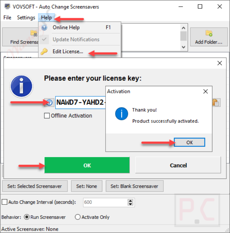 Vovsoft Auto Change Screensavers License Key Free 2026