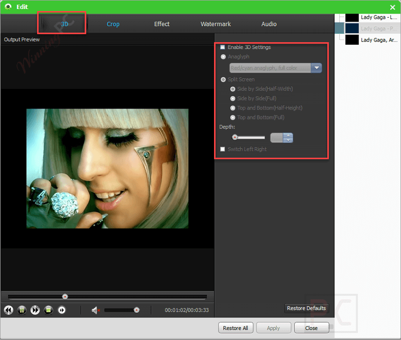 3d settings 7thshare any blu ray ripper 3d settings 7thshare any blu ray ripper