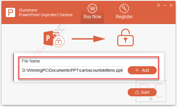 add file isunshare powerpoint unprotect genius