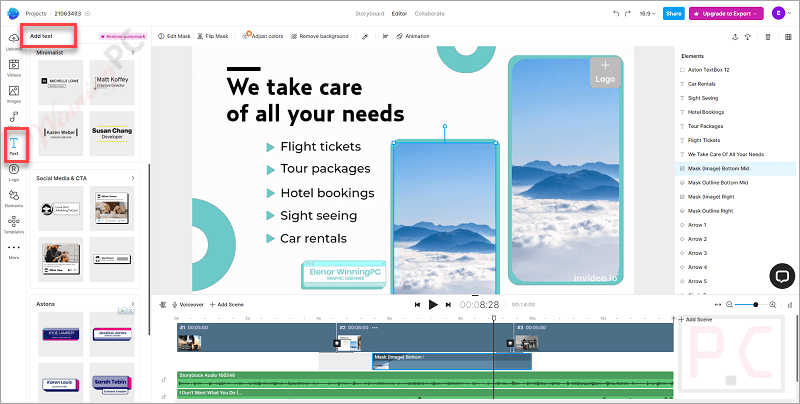 add text invideo add text invideo