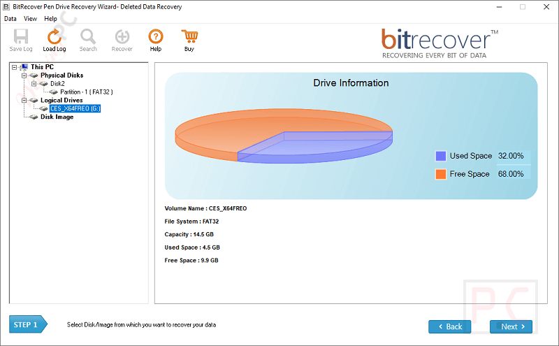 bitrecover pen drive recovery wizard drive information bitrecover pen drive recovery wizard drive information