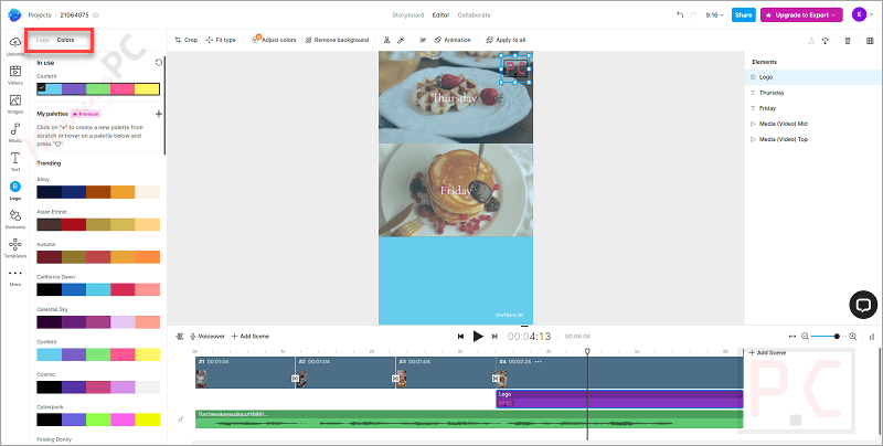 change color invideo change color invideo