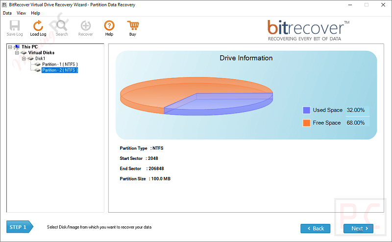 drive information bitrecover virtual drive recovery wizard drive information bitrecover virtual drive recovery wizard